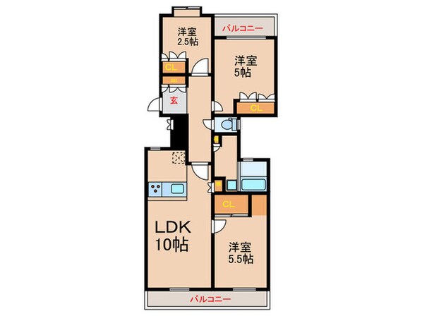 アソシエール文京白山の物件間取画像